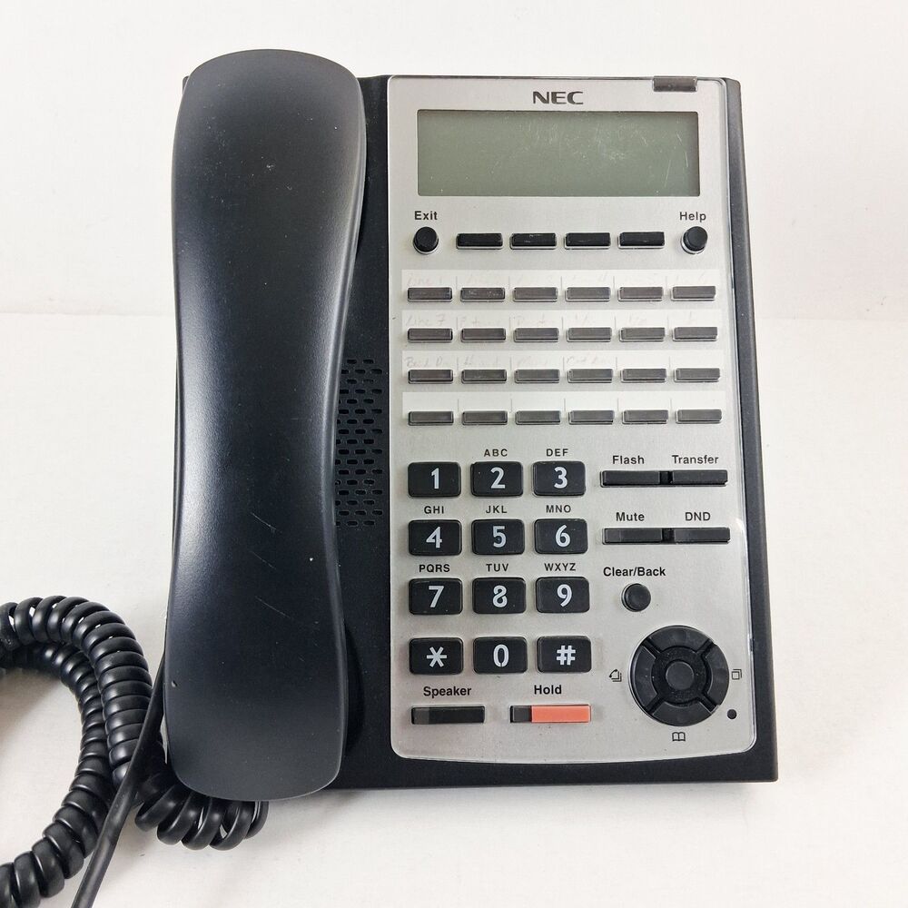 NEC IP4WW-24TXH Office Phones w/ Handsets & Stands